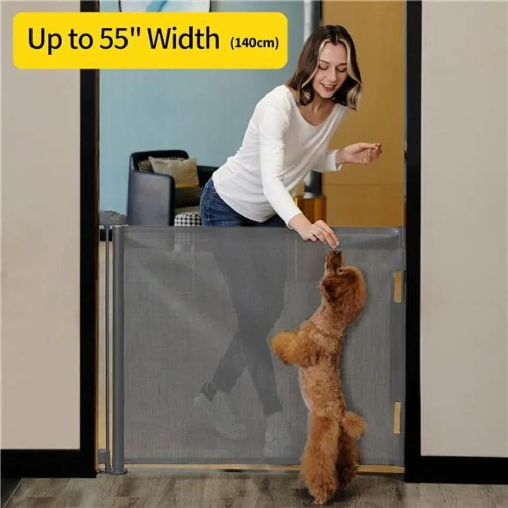 Retractable Baby Gate,Mesh Baby Gate or Mesh Dog Gate,33